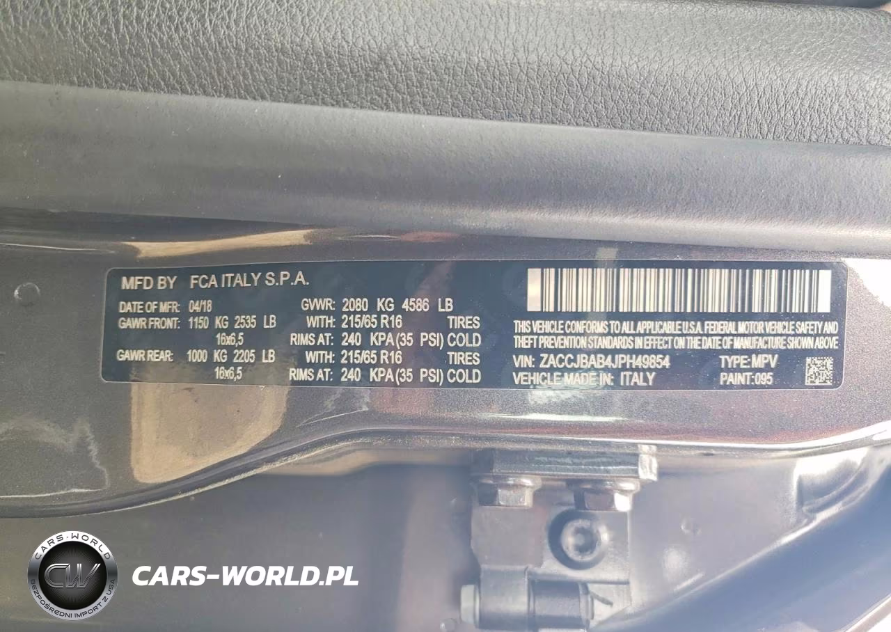 2018 Jeep Renegade VIN:ZACCJBAB4JPH49854 - 13
