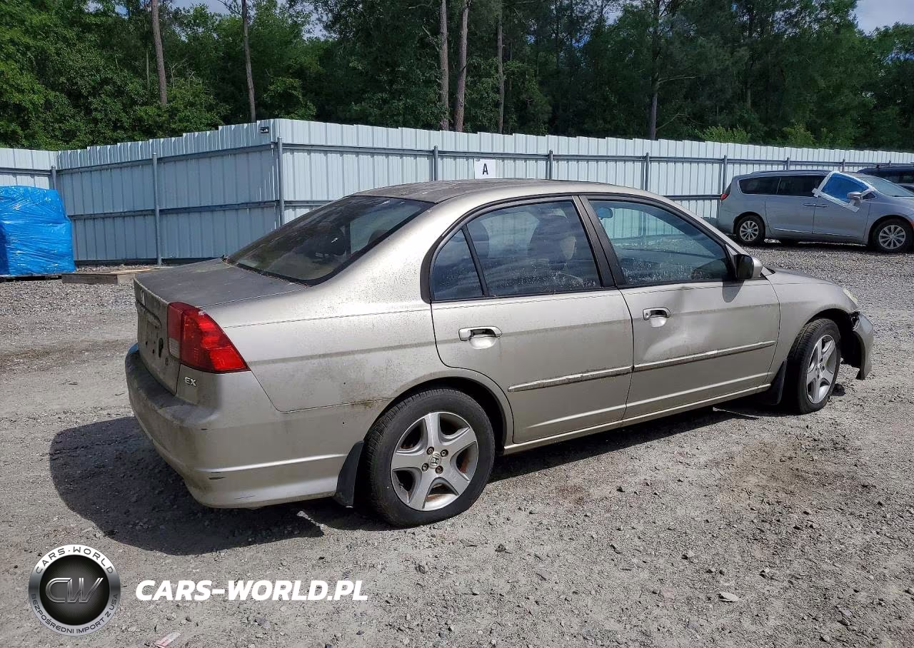 2004 Honda Civic Ex VIN:2HGES267X4H501562 - 3