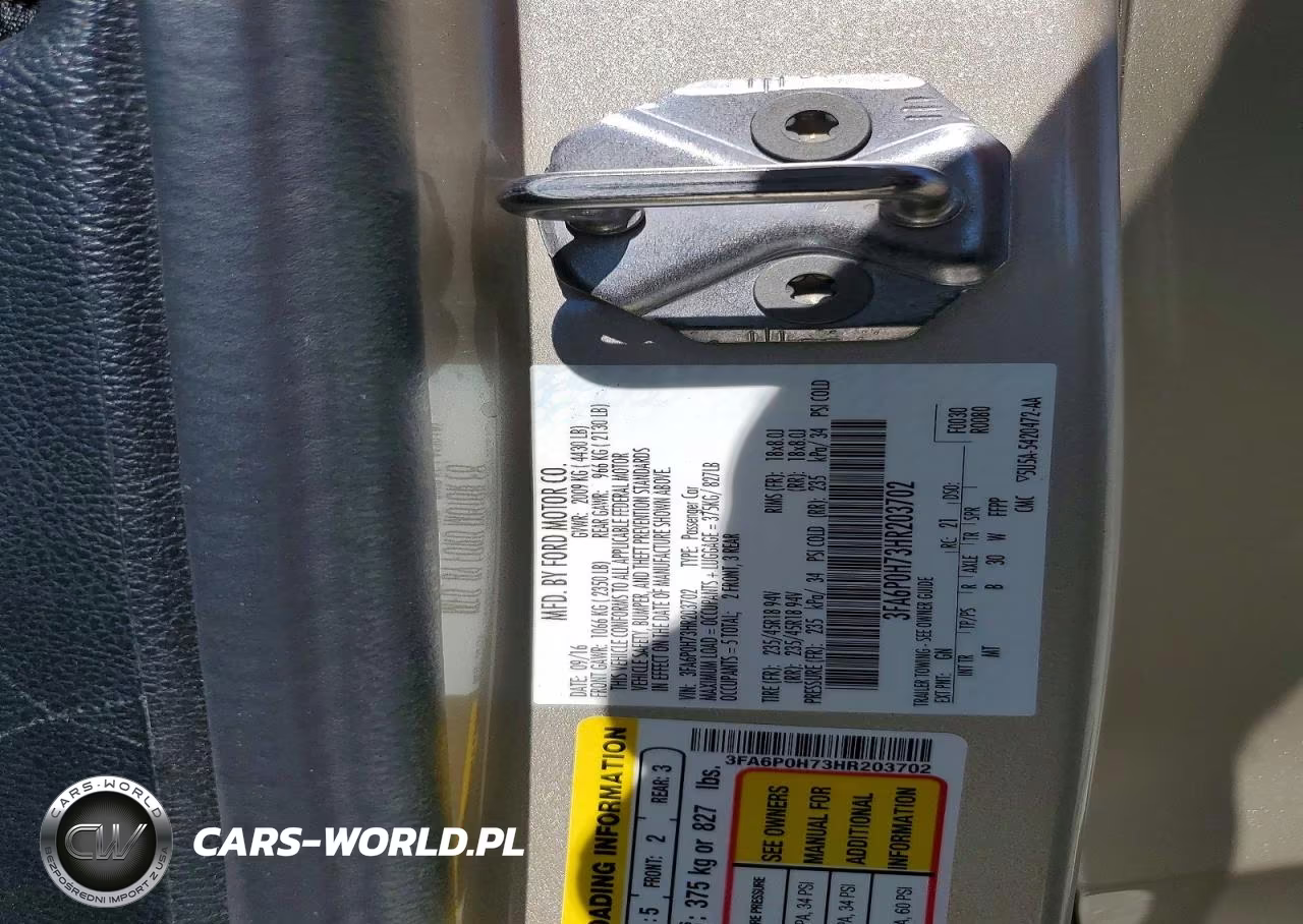2017 Ford Fusion Se VIN:3FA6P0H73HR203702 - 12