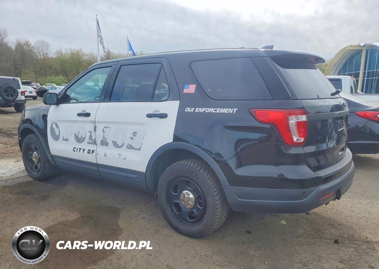 2018 Ford Explorer Police Interceptor VIN:1FM5K8AR5JGC75752 - 2