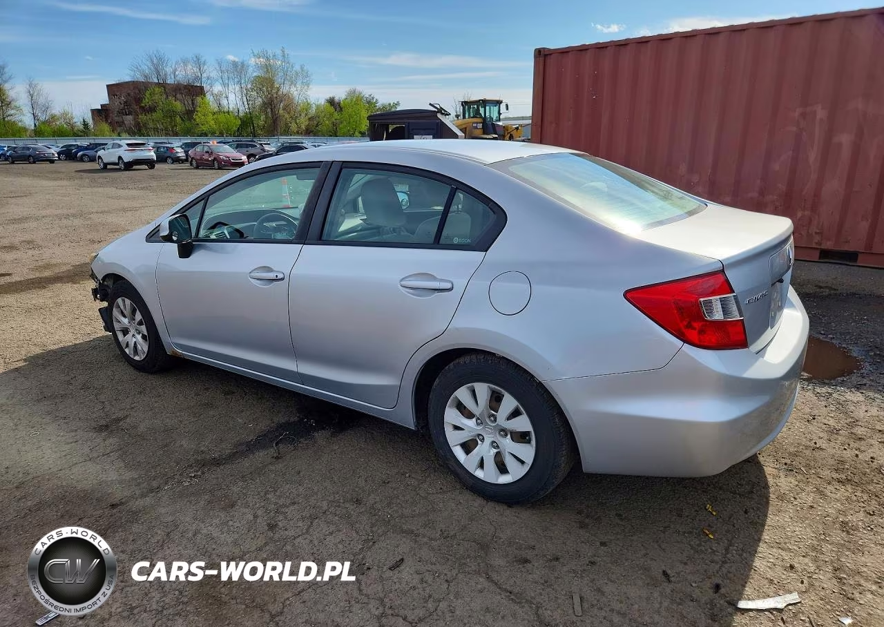 2012 Honda Civic Lx VIN:2HGFB2F58CH599055 - 2