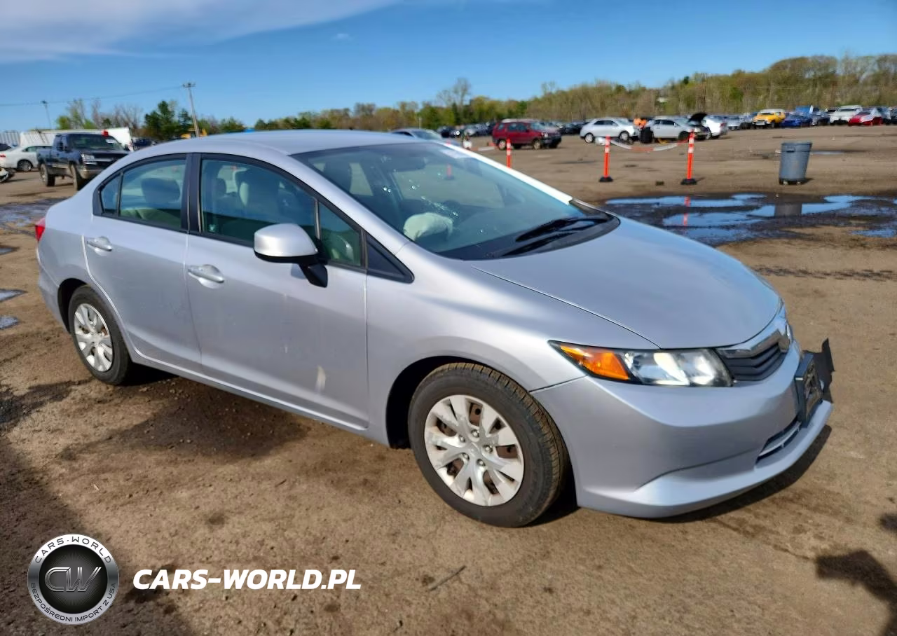2012 Honda Civic Lx VIN:2HGFB2F58CH599055 - 4