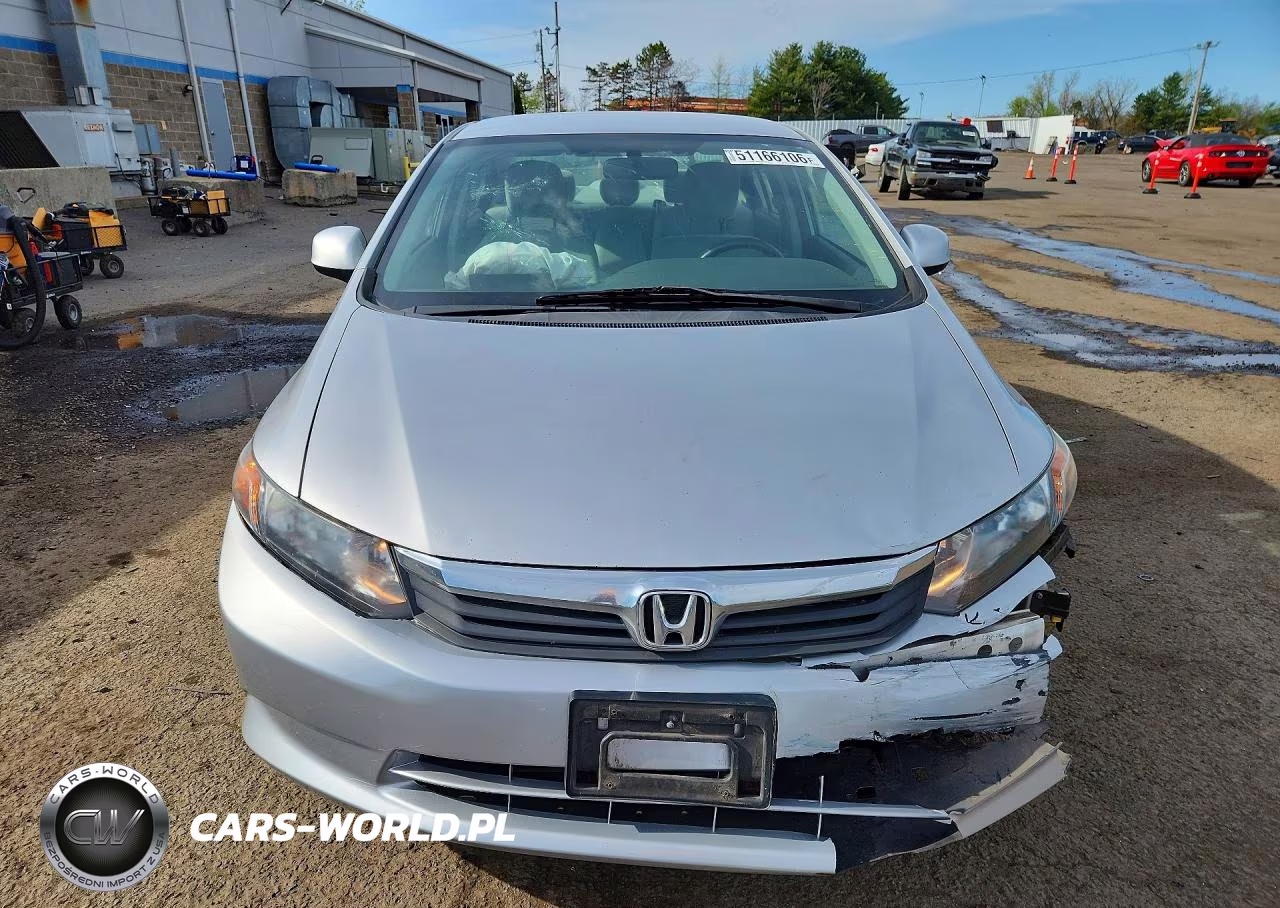 2012 Honda Civic Lx VIN:2HGFB2F58CH599055 - 5