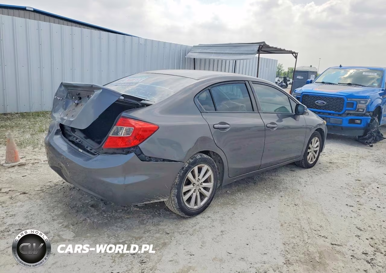 2012 Honda Civic Ex VIN:2HGFB2F82CH597201 - 3