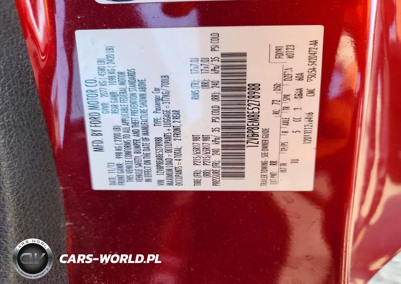 2014 Ford Mustang VIN:1ZVBP8EM8E5278988 - 12