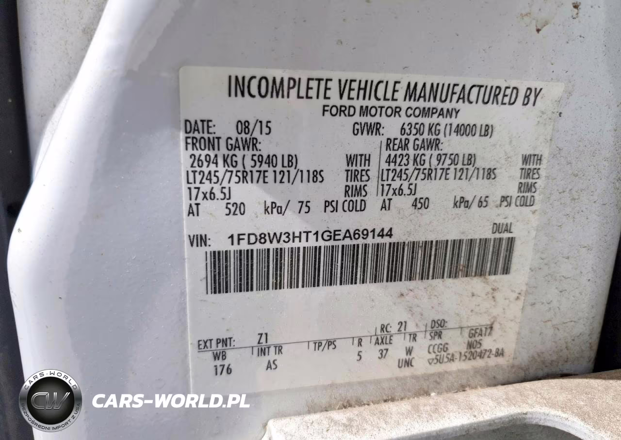 2016 Ford F350 Super Duty VIN:1FD8W3HT1GEA69144 - 13