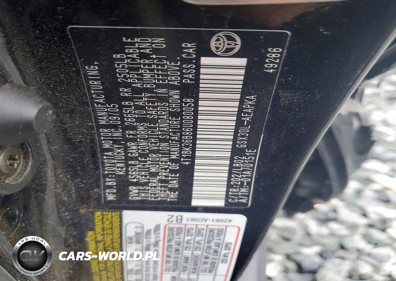 2006 Toyota Avalon Limited VIN:4T1BK36B86U080058 - 12