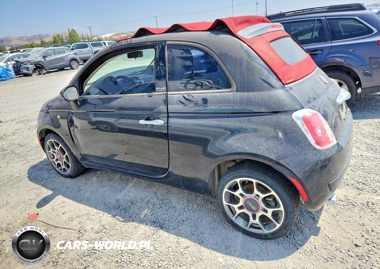 2012 Fiat 500 Pop VIN:3C3CFFDR7CT233571 - 2