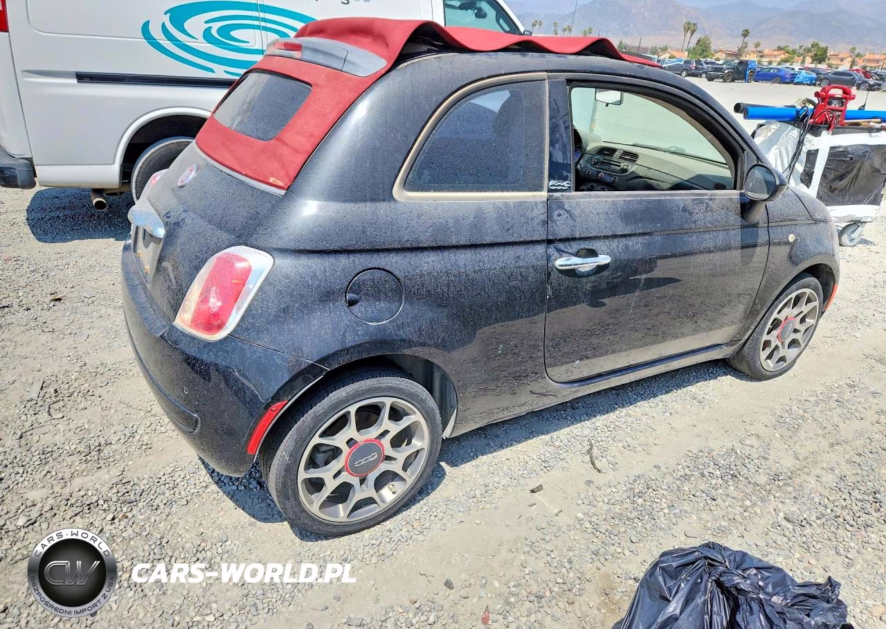 2012 Fiat 500 Pop VIN:3C3CFFDR7CT233571 - 3