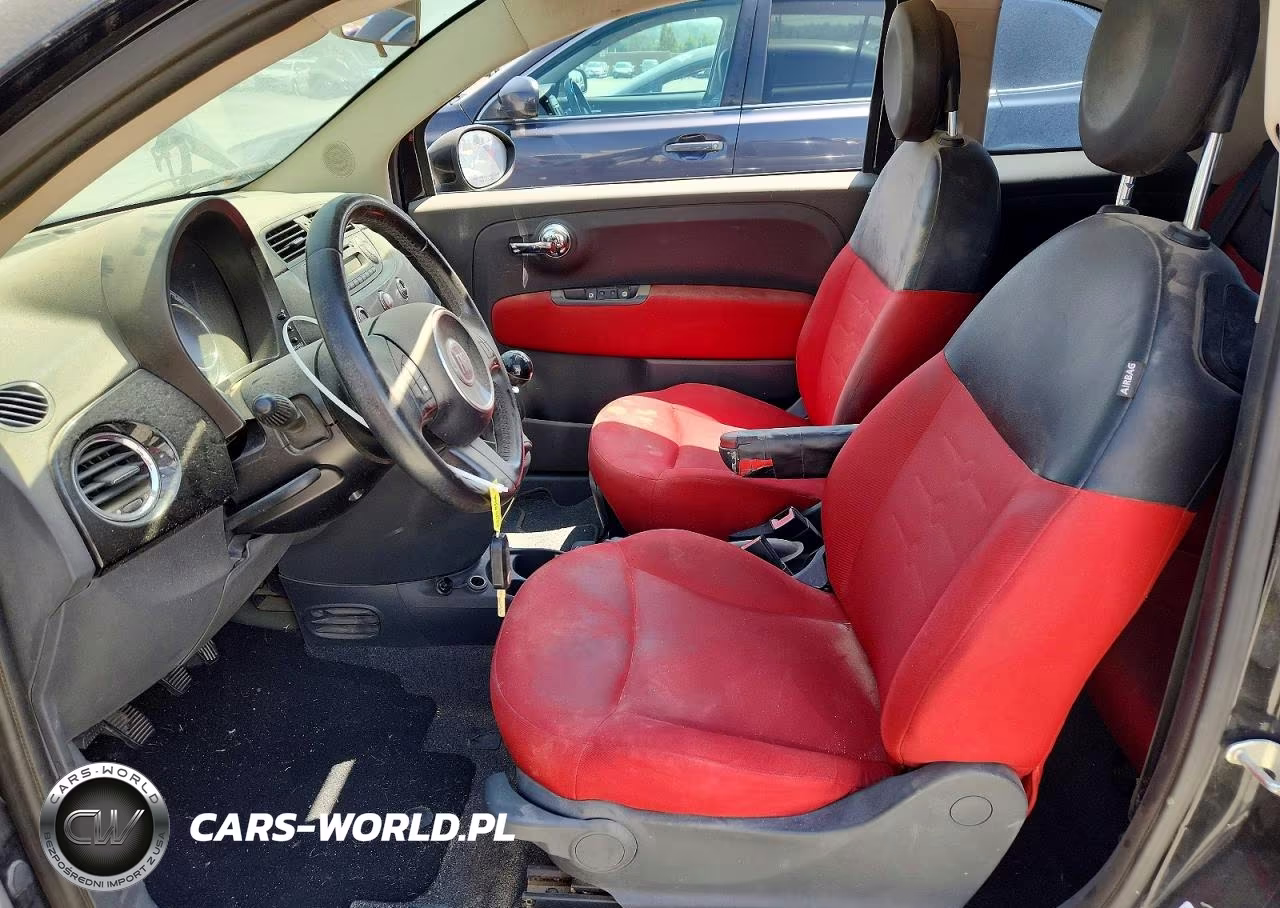 2012 Fiat 500 Pop VIN:3C3CFFDR7CT233571 - 7