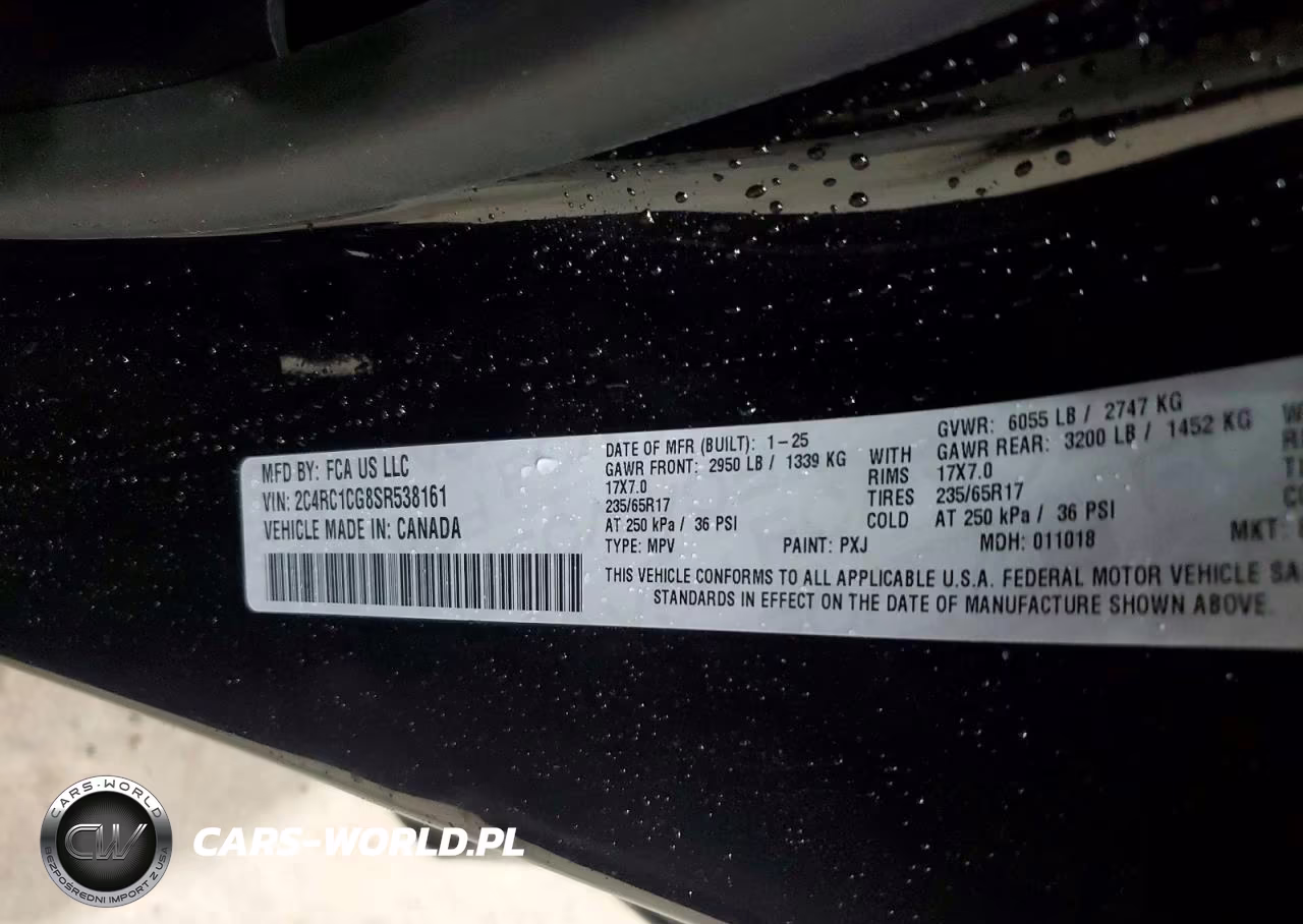 2025 Chrysler Voyager VIN:2C4RC1CG8SR538161 - 13