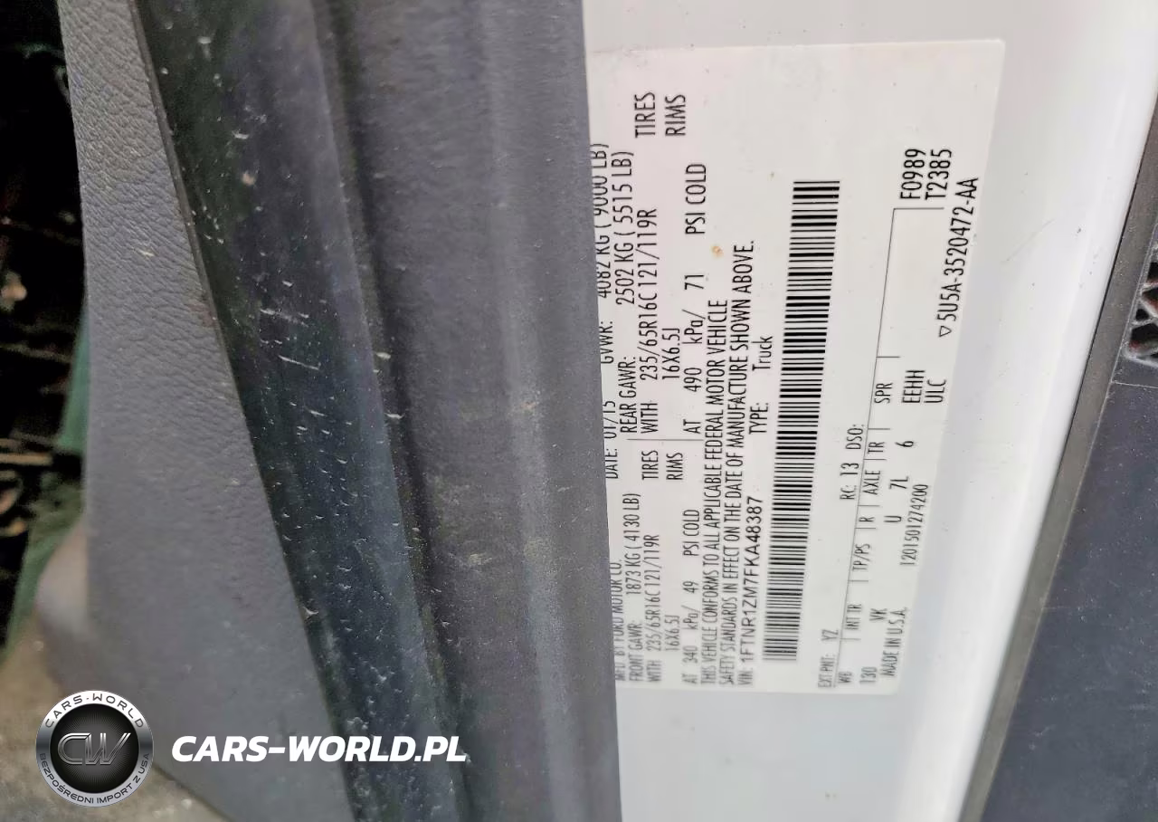 2015 Ford Transit 250 Delivery Van VIN:1FTNR1ZM7FKA48387 - 13