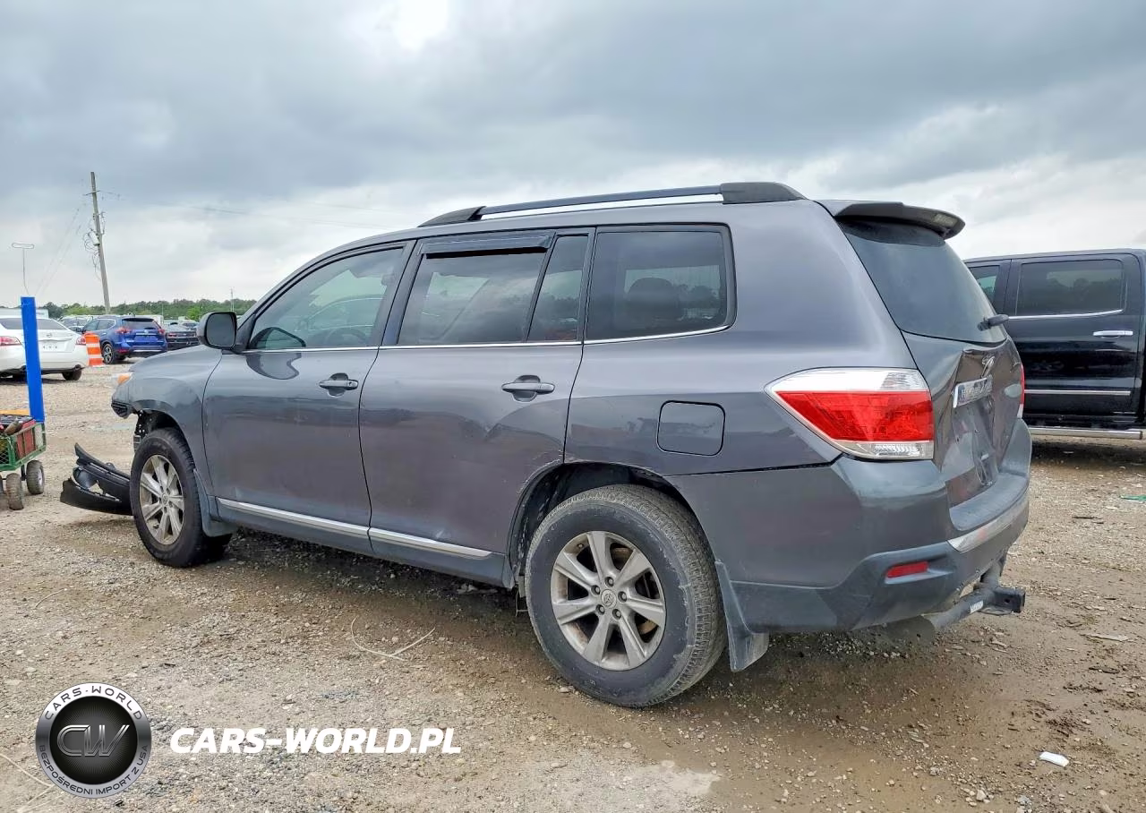 2013 Toyota Highlander Base VIN:5TDZA3EH5DS038007 - 2