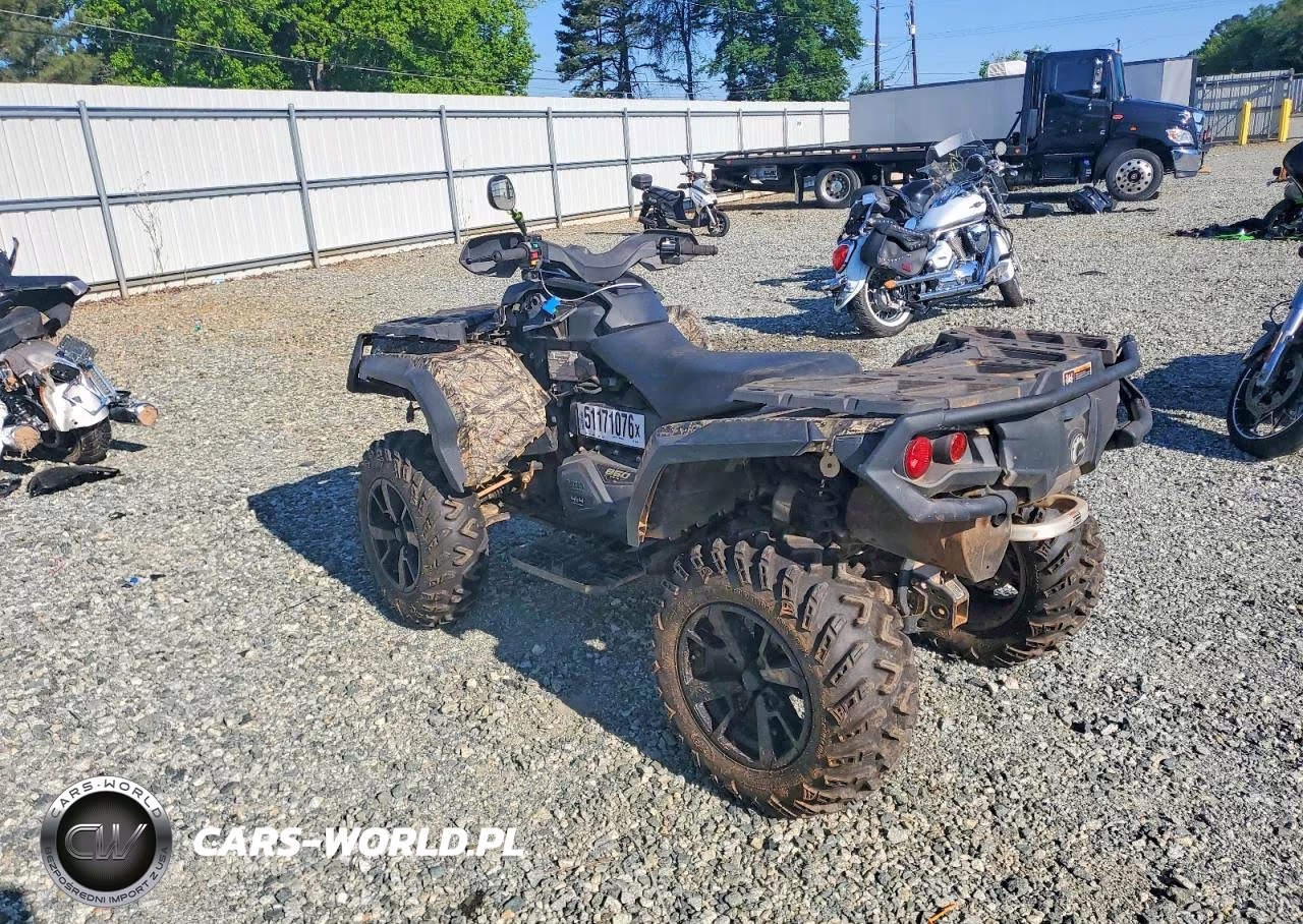 2019 Can-Am Outlander Atv VIN:3JBLPAU45KJ001368 - 3