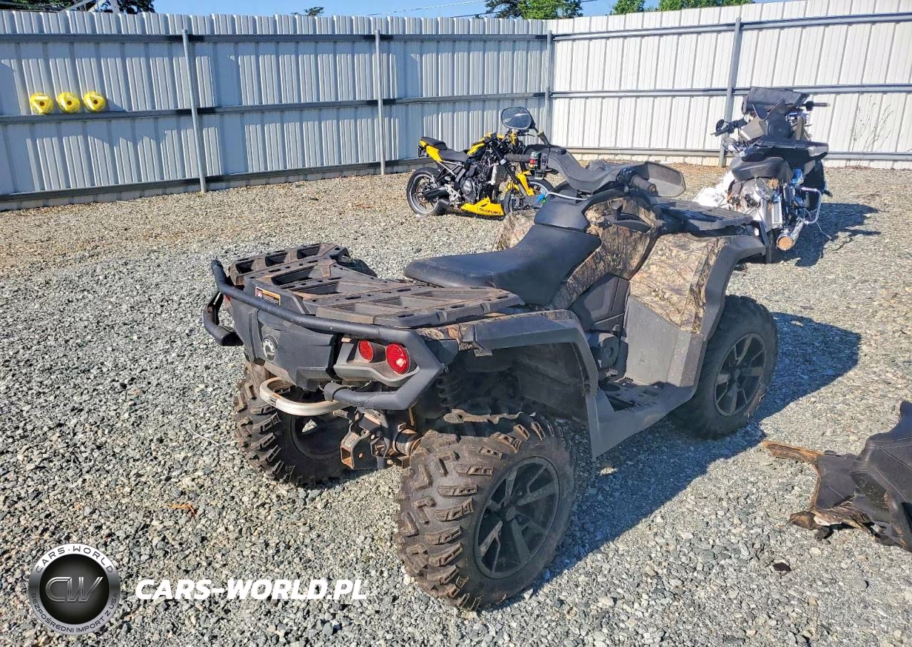 2019 Can-Am Outlander Atv VIN:3JBLPAU45KJ001368 - 4