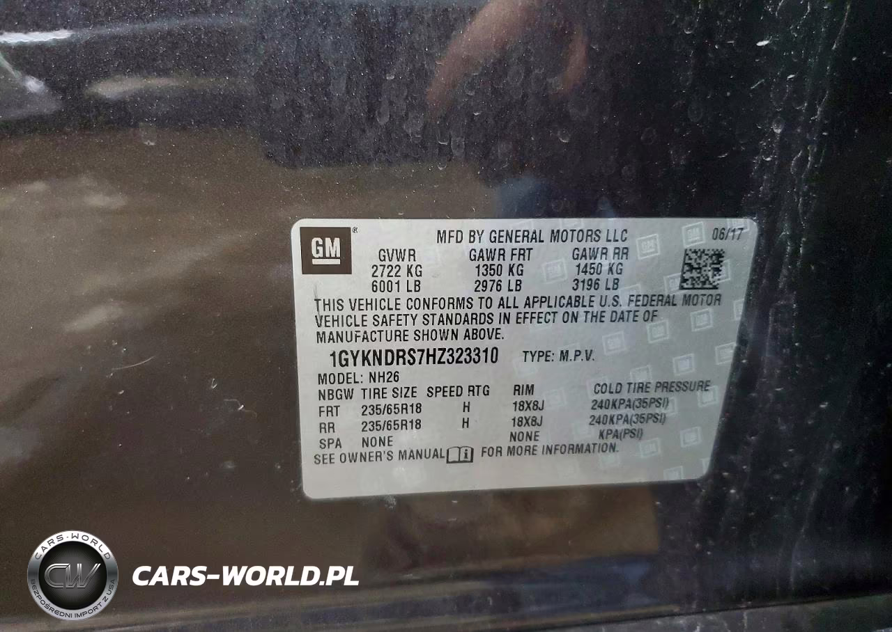 2017 Cadillac Xt5 Luxury VIN:1GYKNDRS7HZ323310 - 13