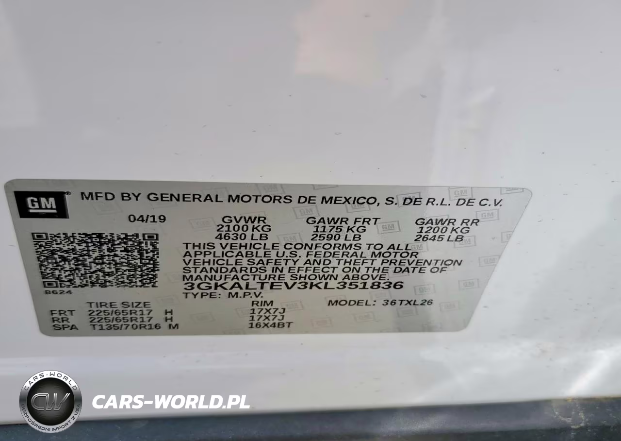 2019 GMC Terrain Sle VIN:3GKALTEV3KL351836 - 14