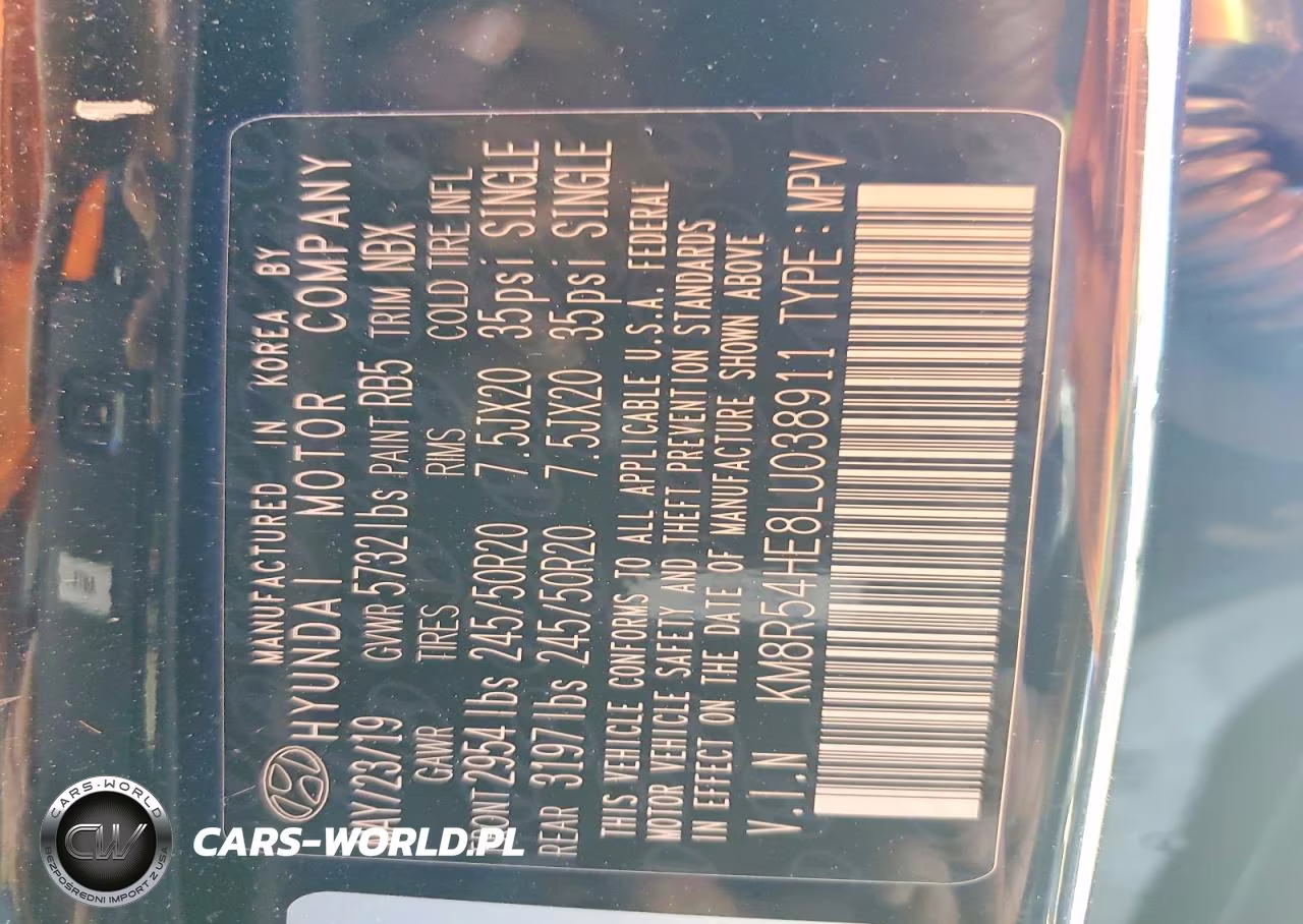 2020 Hyundai Palisade Limited VIN:KM8R54HE8LU038911 - 14
