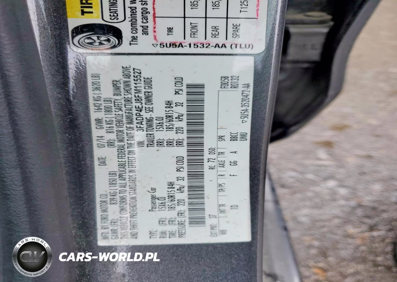 2015 Ford Fiesta Se VIN:3FADP4EJ8FM115527 - 12