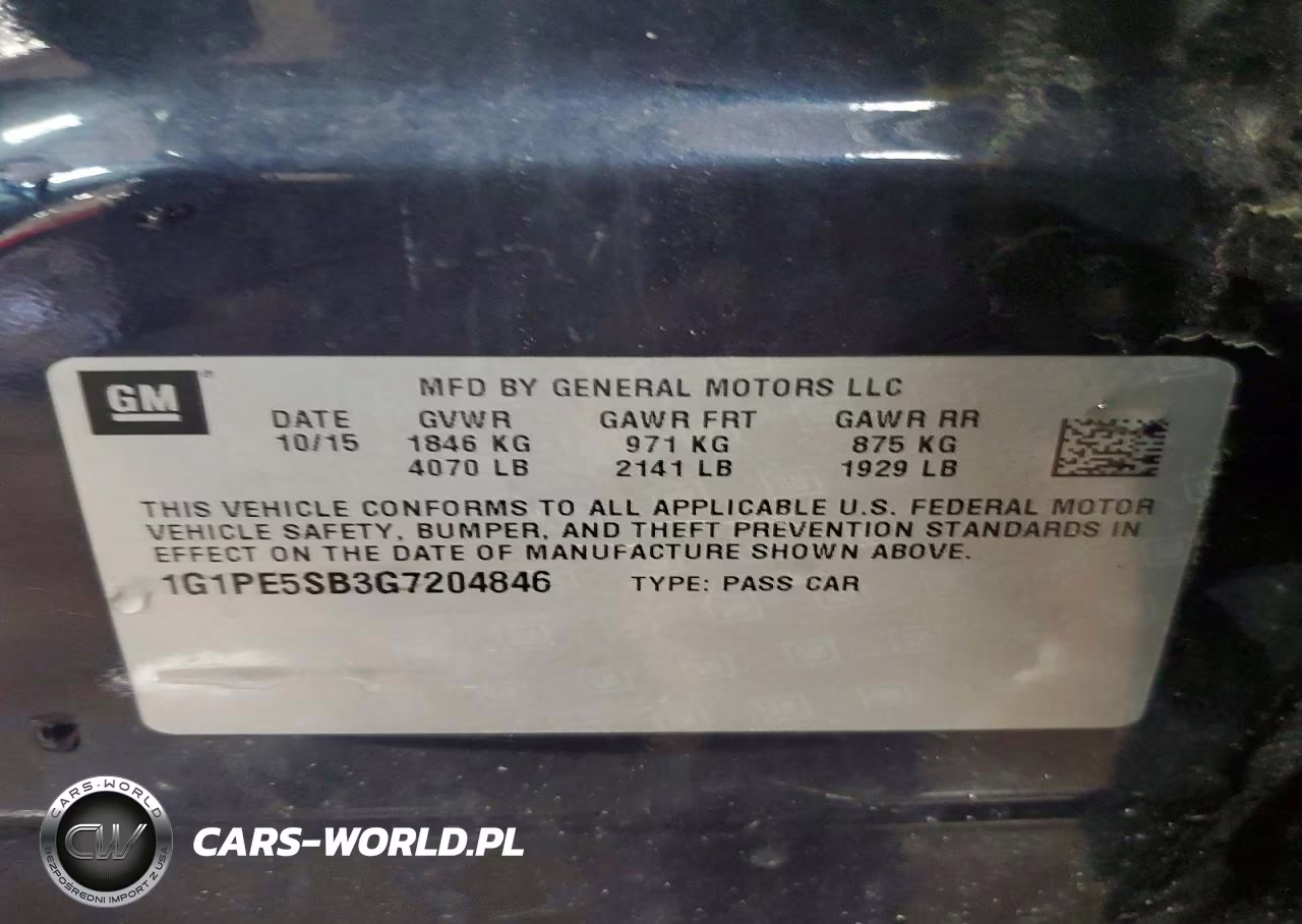 2016 Chevrolet Cruze Limited Lt VIN:1G1PE5SB3G7204846 - 12