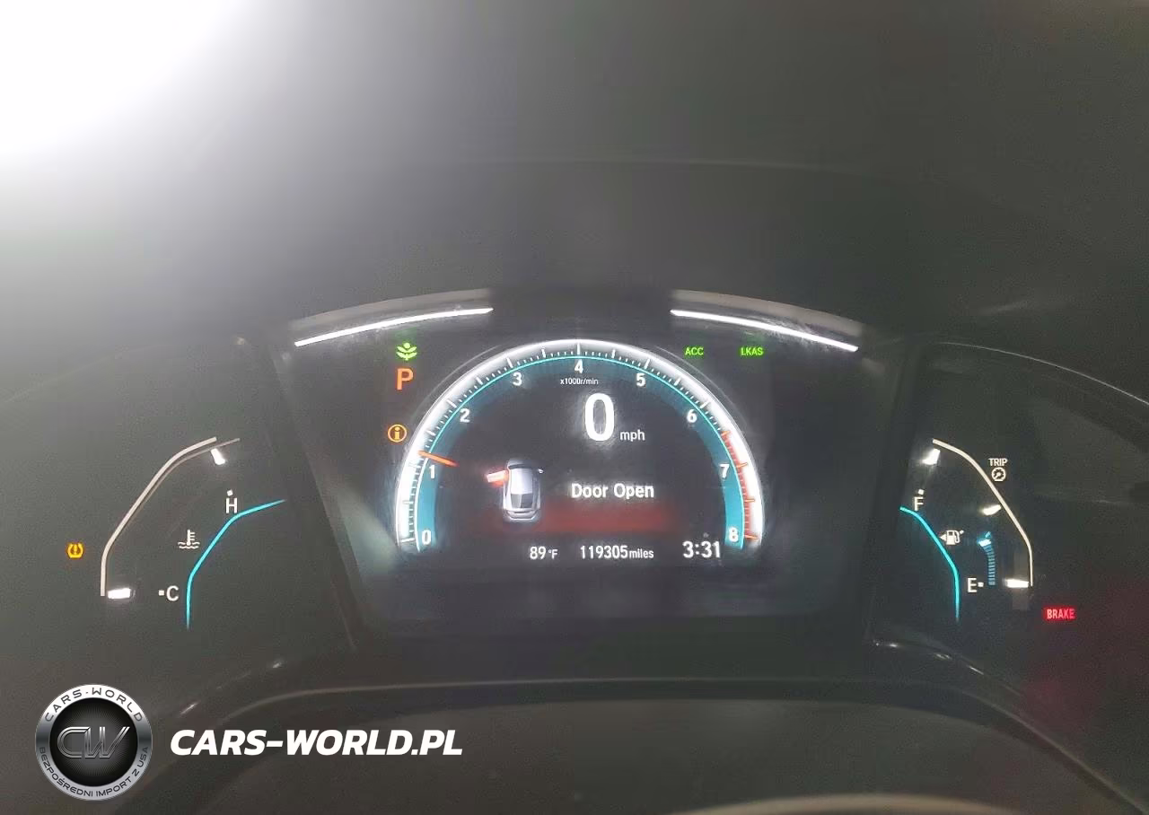2020 Honda Civic Exl VIN:SHHFK7H8XLU218975 - 9
