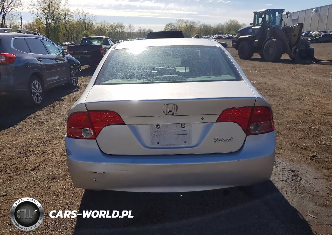 2007 Honda Civic Lx VIN:2HGFA16547H314130 - 6