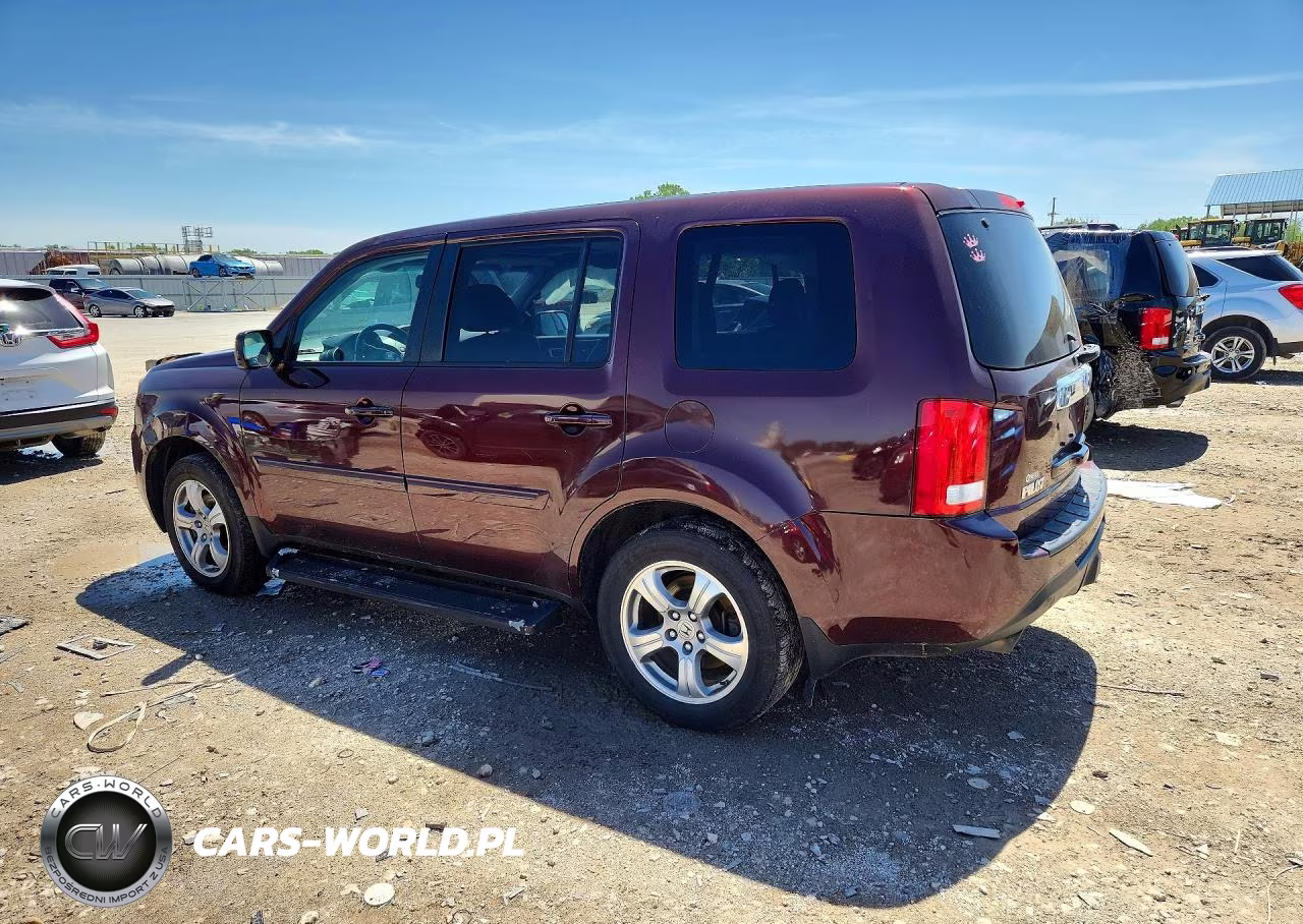 2012 Honda Pilot Exl VIN:5FNYF4H58CB034038 - 2