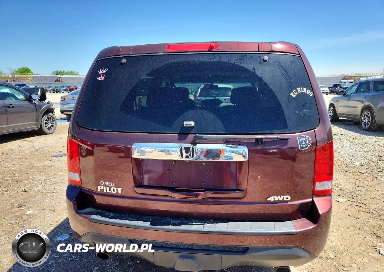 2012 Honda Pilot Exl VIN:5FNYF4H58CB034038 - 6