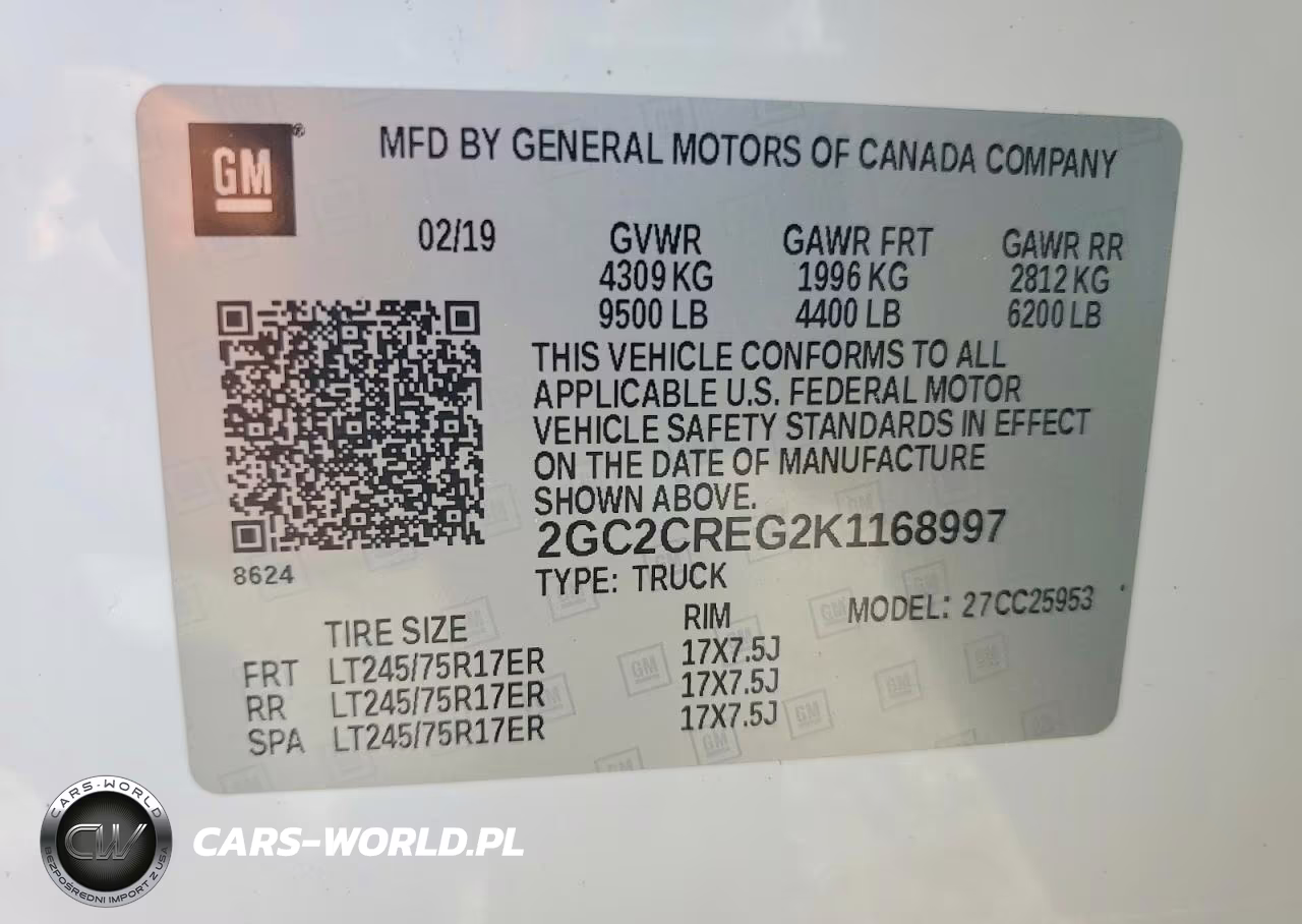 2019 Chevrolet Silverado C2500 Heavy Duty VIN:2GC2CREG2K1168997 - 12