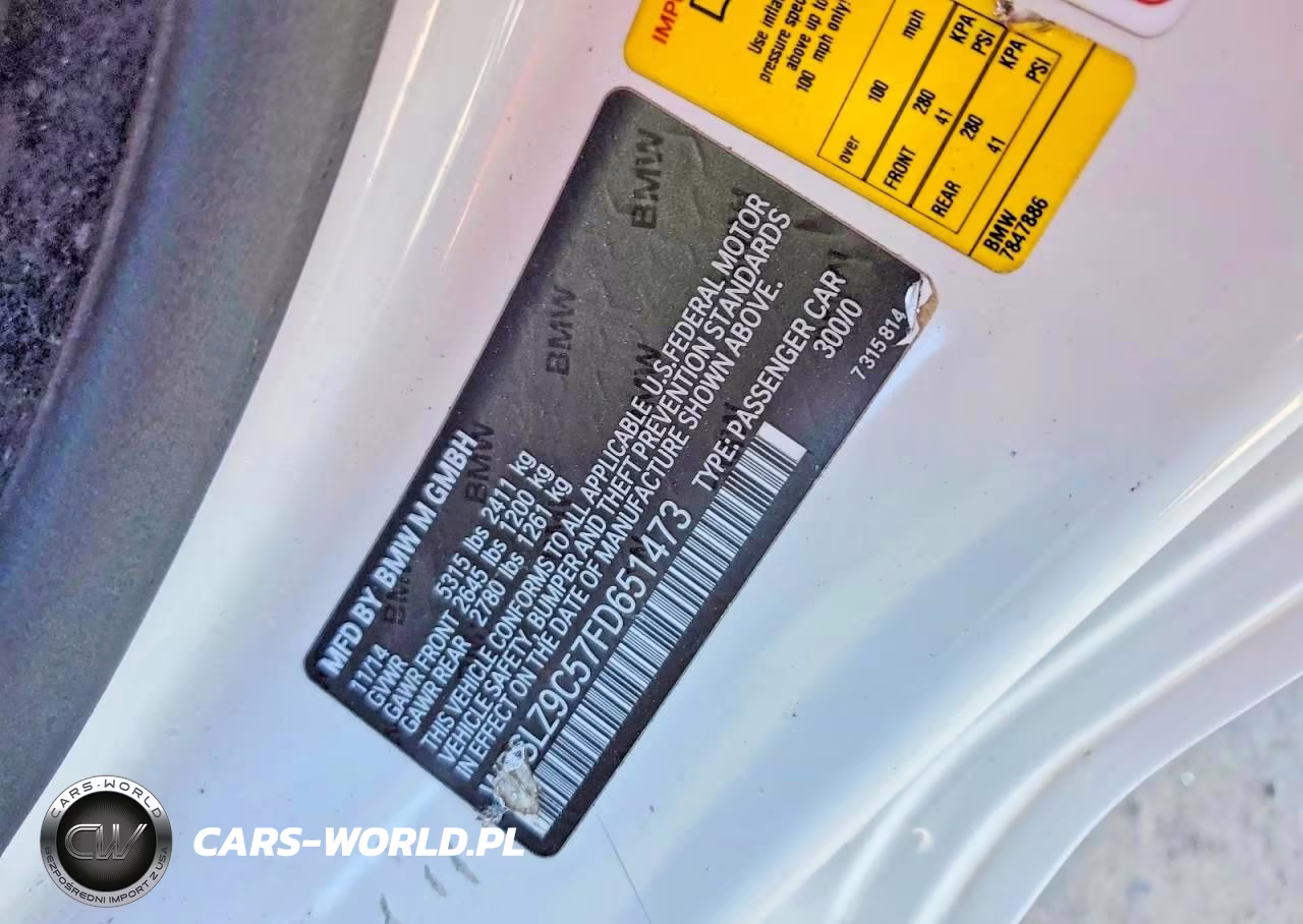 2015 BMW M6 VIN:WBSLZ9C57FD651473 - 12