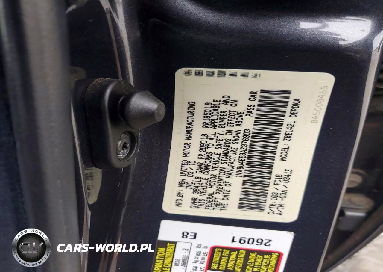 2010 Toyota Corolla Le VIN:1NXBU4EE3AZ376903 - 12
