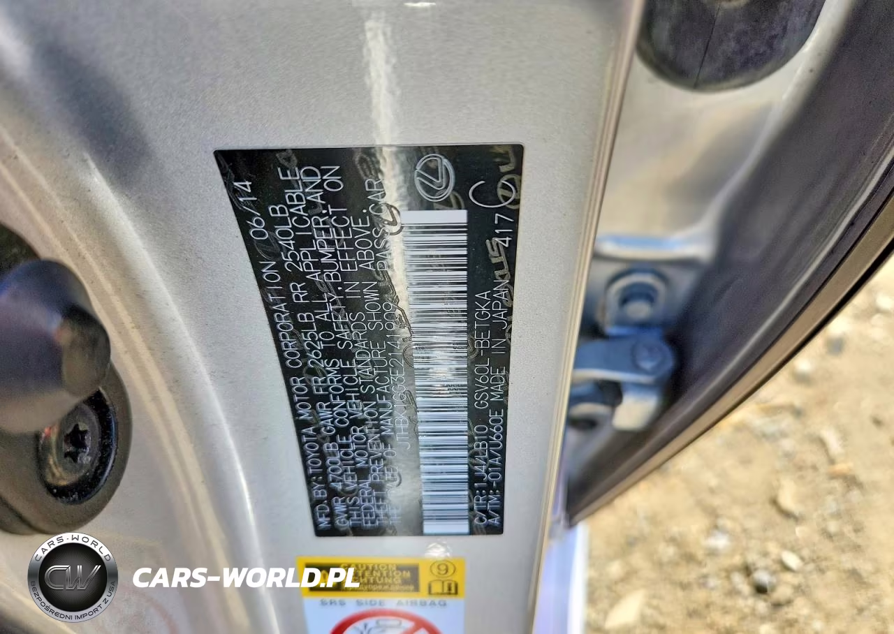 2014 Lexus Es 350 VIN:JTHBK1GG3E2141909 - 12