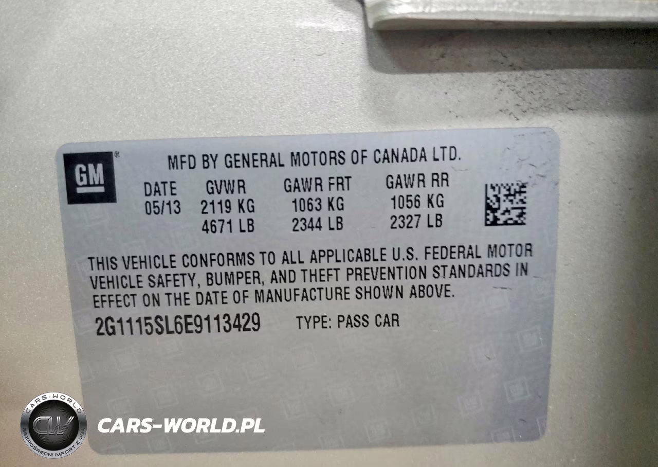 2014 Chevrolet Impala Lt VIN:2G1115SL6E9113429 - 12