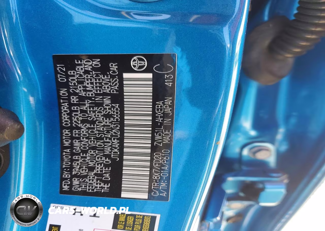 2022 Toyota Prius Four Touring VIN:JTDKAMFU2N3156554 - 12