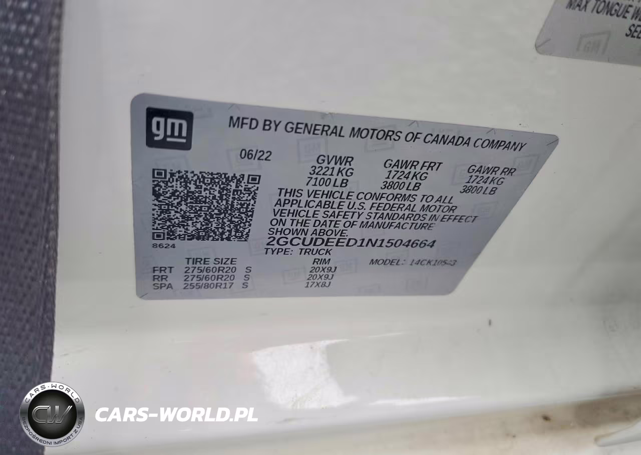2022 Chevrolet Silverado K1500 Rst VIN:2GCUDEED1N1504664 - 12