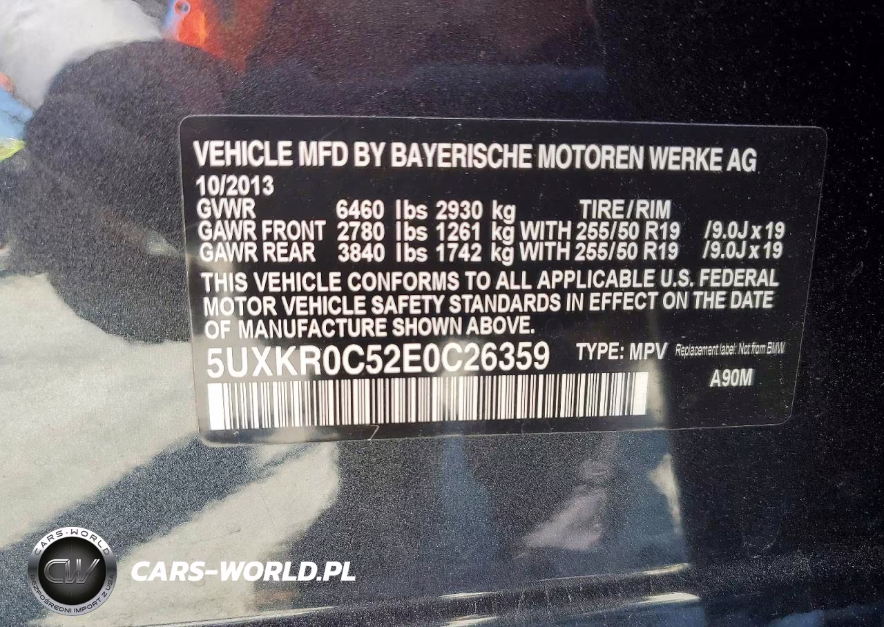 2014 BMW X5 xDrive35I VIN:5UXKR0C52E0C26359 - 12