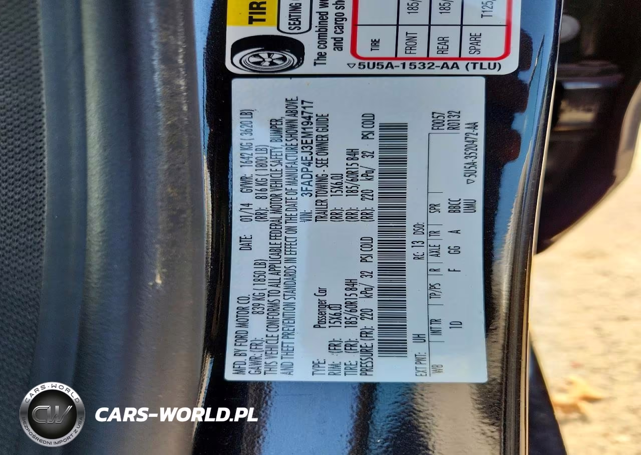 2014 Ford Fiesta Se VIN:3FADP4EJ3EM194717 - 12