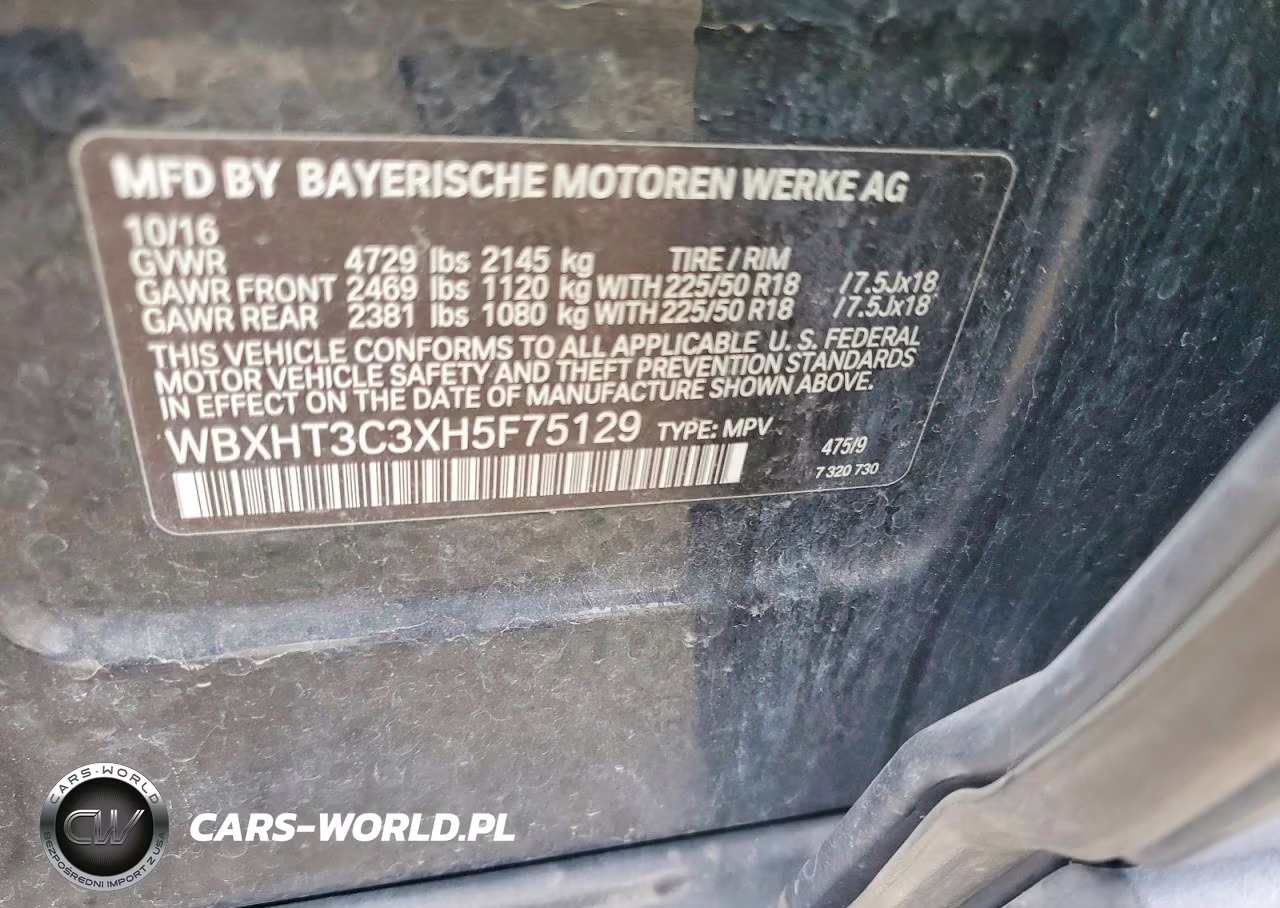 2017 BMW X1 xDrive28I VIN:WBXHT3C3XH5F75129 - 13