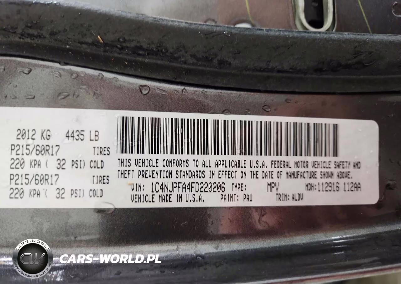 2015 Jeep Patriot Latitude VIN:1C4NJPFA4FD220206 - 14