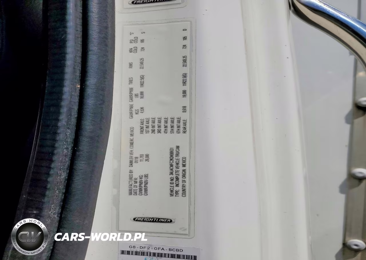2019 Freightliner Business Class M2 Semi Truck VIN:3ALACWFC2KDKB8631 - 13