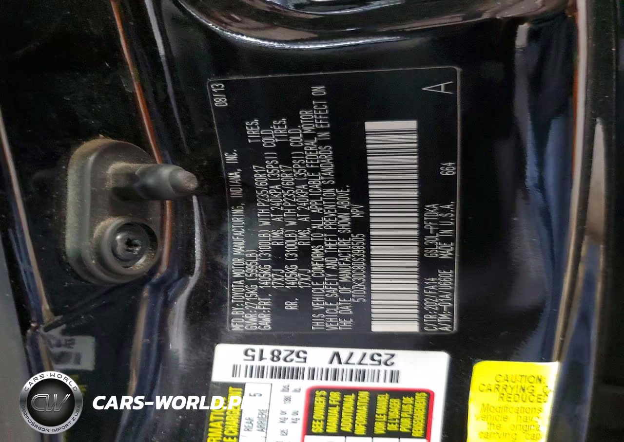 2013 Toyota Sienna L 7-Passenger VIN:5TDZK3DC8DS398505 - 12