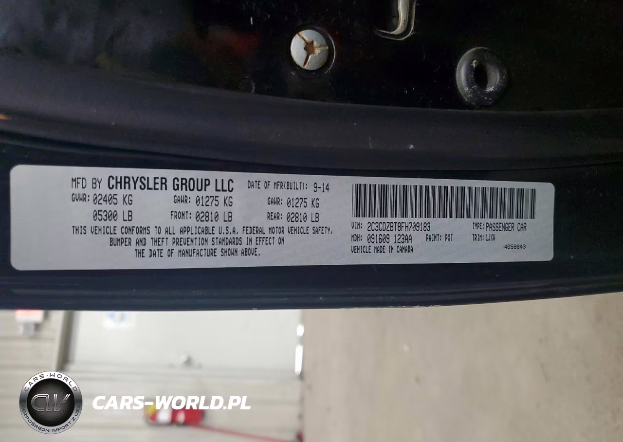 2015 Dodge Challenger Sxt Plus VIN:2C3CDZBT8FH709183 - 12