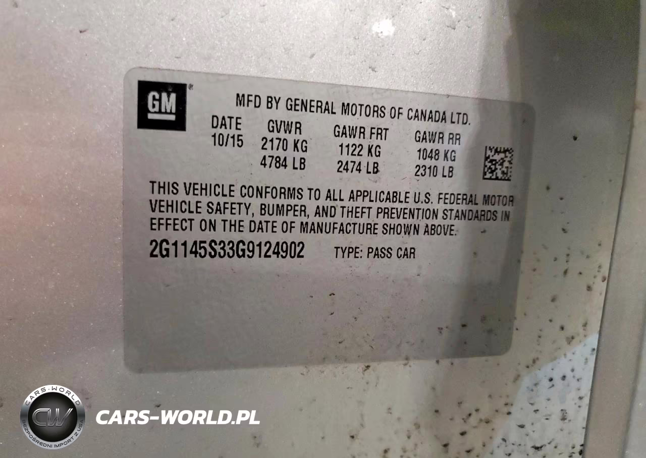 2016 Chevrolet Impala Ltz VIN:2G1145S33G9124902 - 12