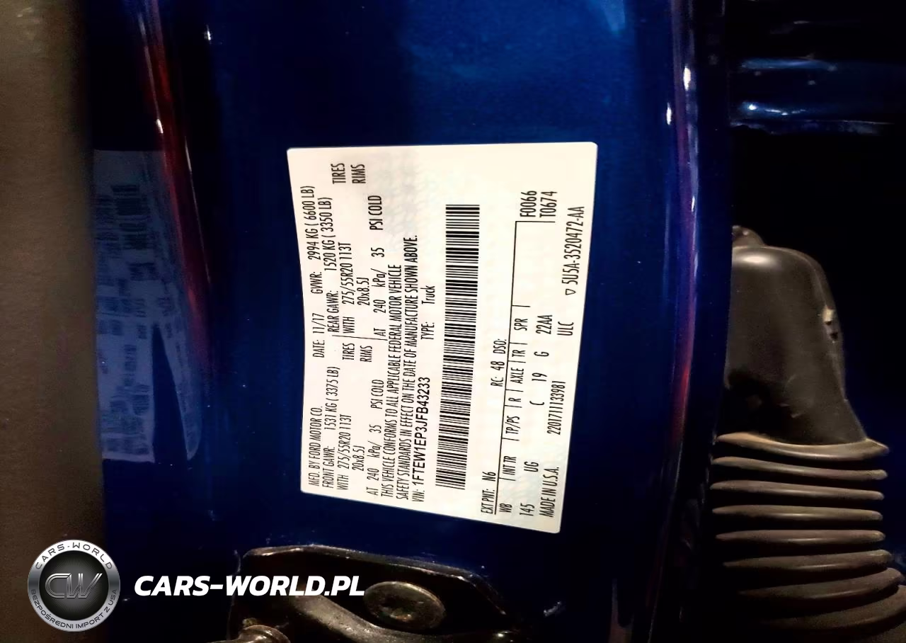 2018 Ford F150 Supercrew VIN:1FTEW1EP3JFB43233 - 12