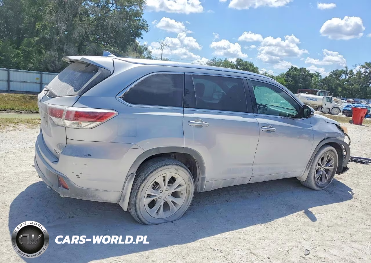 2014 Toyota Highlander Xle VIN:5TDJKRFH3ES042537 - 3