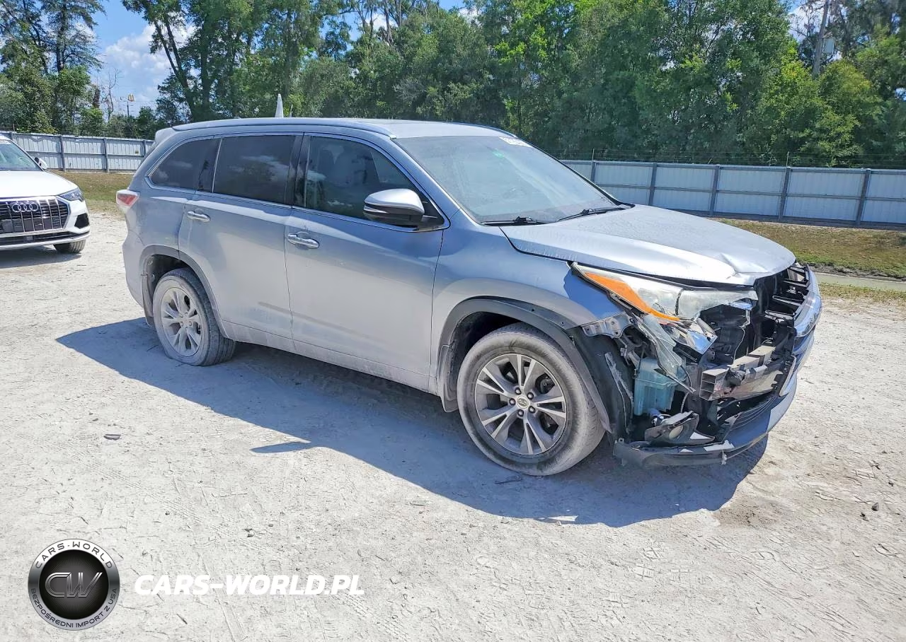 2014 Toyota Highlander Xle VIN:5TDJKRFH3ES042537 - 4