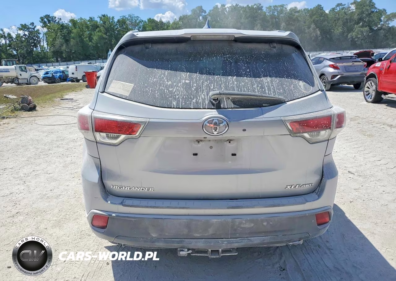 2014 Toyota Highlander Xle VIN:5TDJKRFH3ES042537 - 6