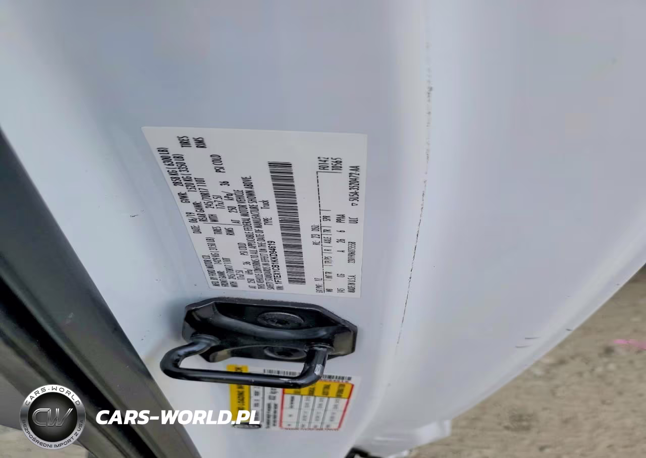 2019 Ford F150 Super Cab VIN:1FTEX1CB1KKD94619 - 12