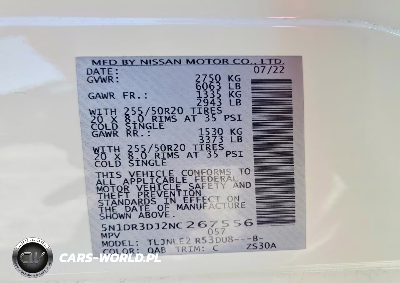 2022 Nissan Pathfinder Platinum VIN:5N1DR3DJ2NC267556 - 14