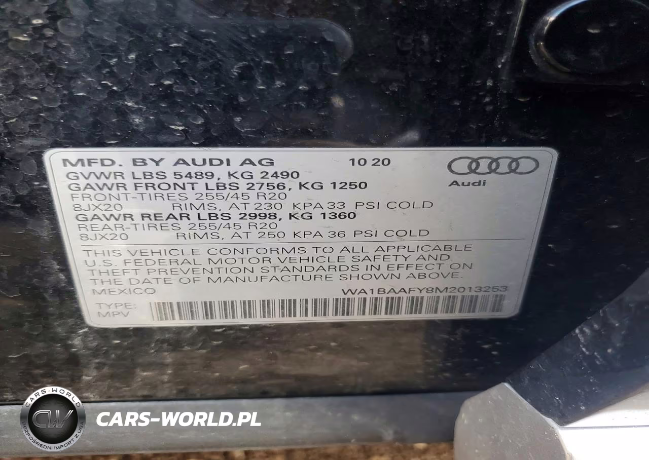 2021 Audi Q5 Premium Plus VIN:WA1BAAFY8M2013253 - 13